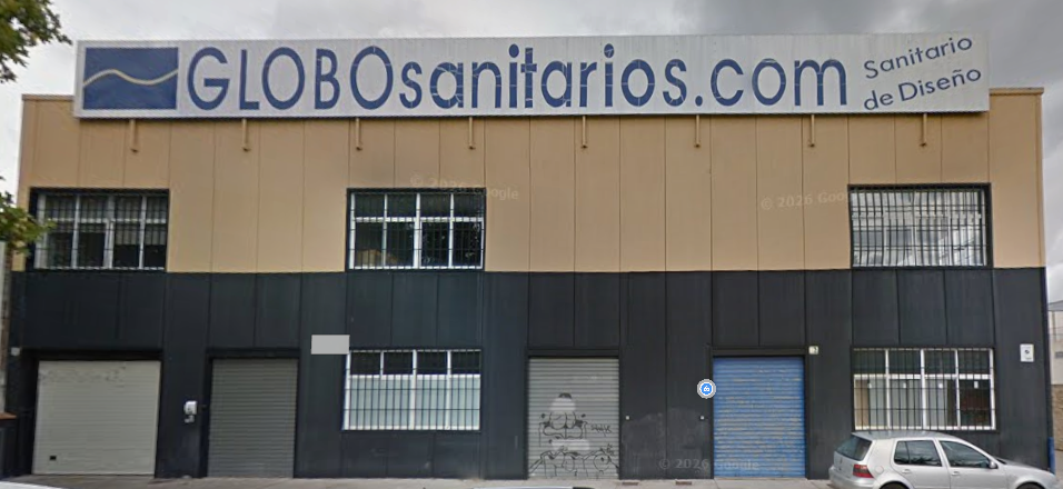 Fachada de negocio de construcción