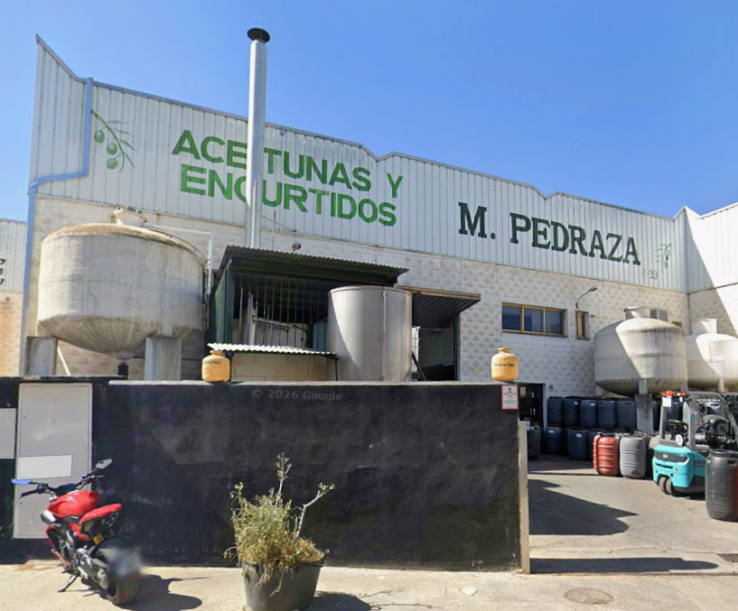 Fachada de empresa Aceitunas M. Pedraza